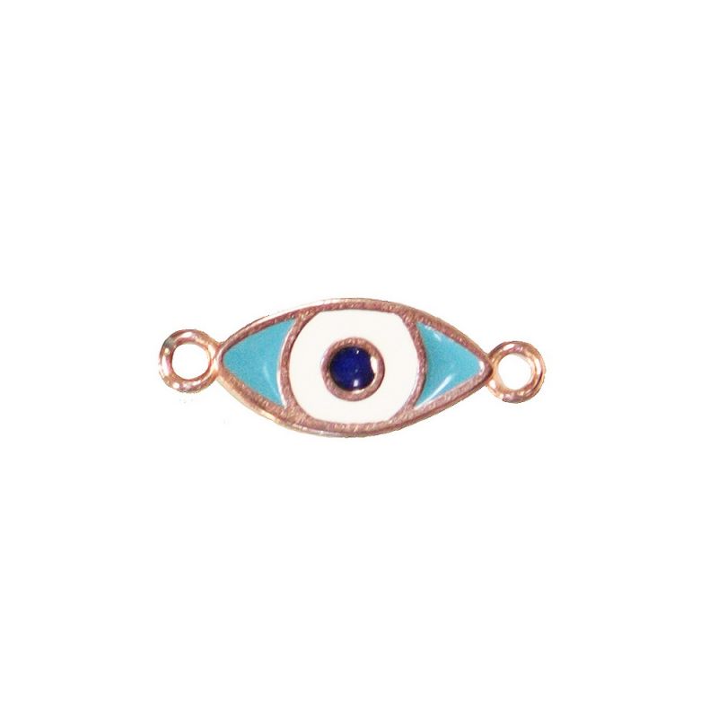 Evil eye - pink gold