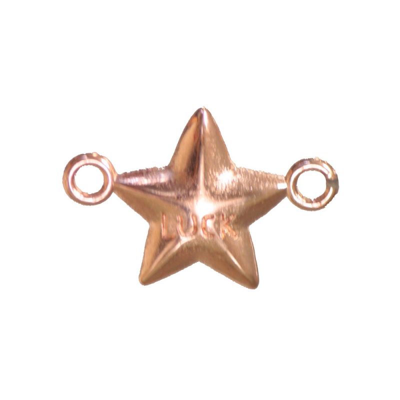 Βότσαλο αστέρι LUCK - Χαλκός